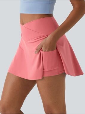 Halara SoftlyZero Airy SoftlyZero Airy High Waisted Crossover Mini skort Pocket